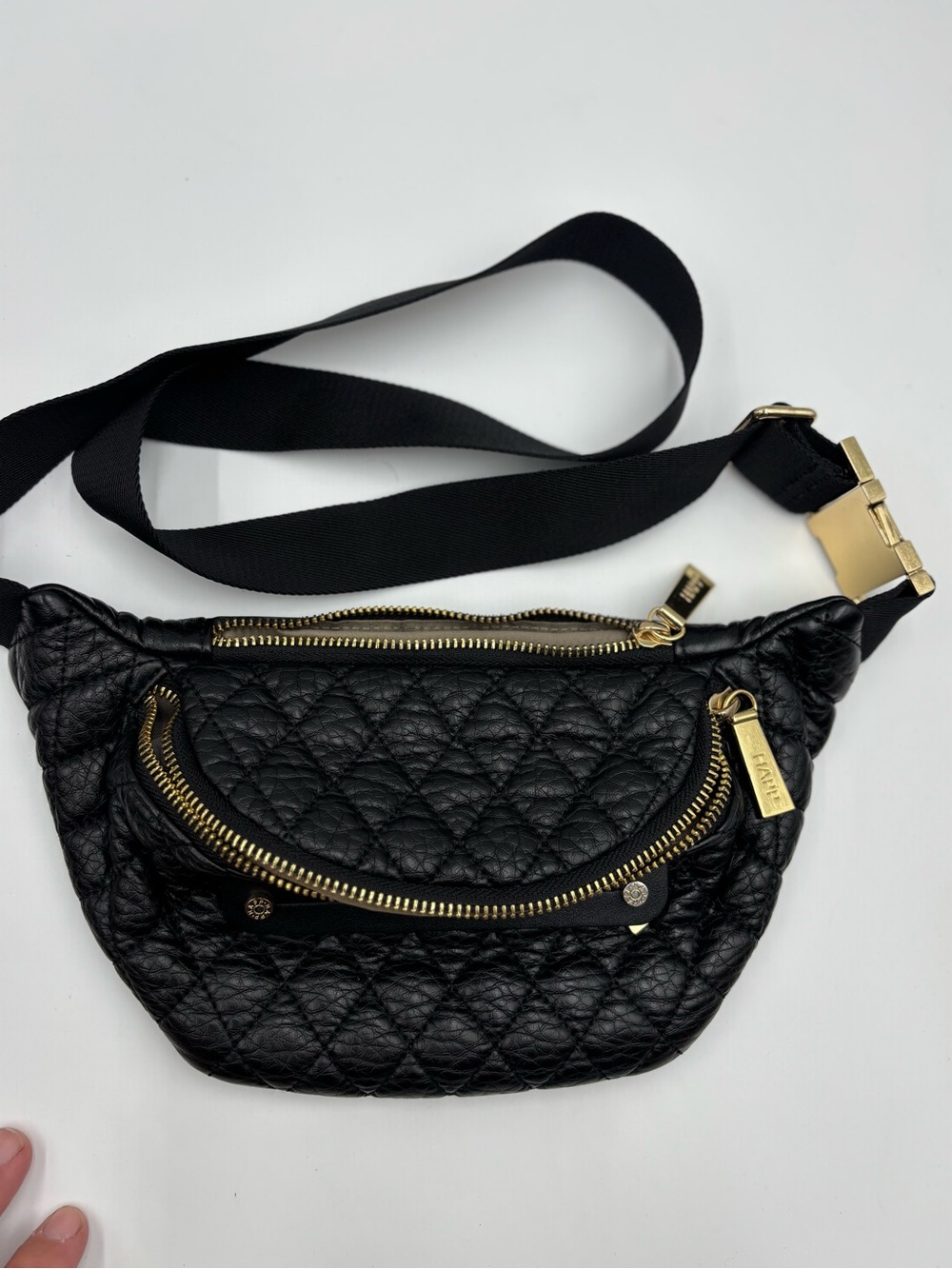 HAPP brand quilted fanny pack belt bag - Picture 2 of 8